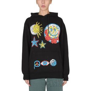 MARKET Unisex Graphic Mosaic Hoodie Unisex BLACK Jerseys & Knitwear